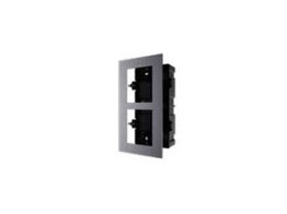 HIKVISION INBOUWFRAME VOOR MODULAIRE VIDEO INTERCOM  GESCHIKT VOOR 2 MODULES   INBOUW MONTAGEBOX EN KADER