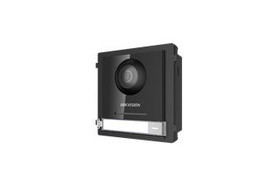 HIKVISION MODULAIRE VIDEOFOON  HOOFDMODULE MET 2MP KLEURENCAMERA  180   FISHEYE LENS MET IR VERLICHTING  1 BELKNOP  2 UITGANGSRELAIS.