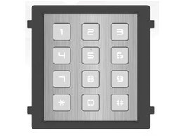 HIKVISION VIDEO INTERCOM MODULE  CODE KLAVIER   WORDT GEVOED VIA DE HOOFDMODULE  ROESTVRIJSTALEN AFWERKING