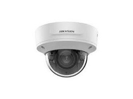 WITTE HIKVISION 4MP WDR MINI DOME NETWERK CAMERA MET GEMOTORISEERDE VARIFOCAL LENS 2.8-12MM   IR LED  IP67  IK10