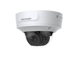 WITTE HIKVISION ACUSENSE 8MP WDR DOME NETWERK CAMERA  MET GEMOTORIZEERDE VARIFOCALLENS 2.8-12MM  IR LED   IP67  IK10