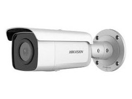 WITTE HIKVISION ACUSENSE 4MP ULTRA LOW LIGHT WDR BULLET NETWERK CAMERA  MET VASTE LENS  IR LED   4 MM  IP67.