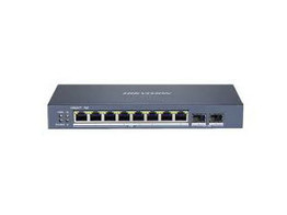 HIKVISION  L2  SMART MANAGED  8 GIGABIT POE-POORTEN  2 GIGABIT SFP-POORTEN  802.3AF / AT  POE-STROOMBUDGET 110 W  MAX. 300 METER LANGE AFSTAND POE-TRANSMISSIE