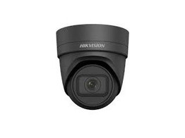 ZWARTE HIKVISION ACUSENSE 8MP TURRET NETWERK CAMERA  ULTRA LOW LIGHT WDR BULLET NETWERK CAMERA  MET GEMOTORIZEERDE VARIFOCAL LENS 2.8-12MM   40M IR LED   IP66  IK10  ZWARTE UITVOERING