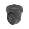 ZWARTE HIKVISION ACUSENSE 8MP ULTRA LOW LIGHT WDR TURRET DOME NETWERK CAMERA  MET VASTE LENS  IR LED   2.8MM    IP67  INGEBOUWDE MICROFOON  ZWARTE UITVOERING