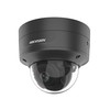 HIKVISION ZWARTE ACUSENSE 4MP IP DOME CAMERA VOOR BUITENGEBRUIK  VANDAALBESTENDIG   LENS  2.8-12MM