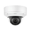 HANWHA  4K IP VASTE DOMECAMERA VOOR BINNEN  OPBOUW   GEBASEERD OP DEEPLEARNING AI  1/1.8 INCH CMOS MET 4 5 - 10 MM GEMOTORISEERDE VARIFOCAL LENS  0 05 LUX IN KLEUR  TDN   WDR 120 DB  POE /12 VDC