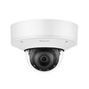 HANWHA  VASTE IP DOMECAMERA MET WISENET7 CHIPSET  4K RESOLUTIE  2 8 - 8 4 MM GEMOTORISEERDE VARIFOCALLENS  MET IR  TOT MAX. 40 M.   GEAVANCEERDE VIDEO-ANALYSE  IP67  POE/12 VDC/24VAC