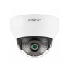 HANWHA  WISENET Q-SERIES FULL HD IP-DOMECAMERA VOOR BINNEN  4 MM LENS  H.264/265-COMPRESSIE 30 BPS MET WISESTREAM II  ZONDER AUDIO  INGEBOUWDE IR-VERLICHTING  WDR  POE/12 VDC