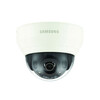 HANWHA WISENET Q-SERIES 4 MPIX DOME IP-CAMERA VOOR BINNEN  3 6 MM LENS  H.264/265/M-JPEG-COMPRESSIE MET WISESTREAM ONDERSTEUNING  INGEBOUWDE IR-VERLICHTING  WDR  POE/12 VDC