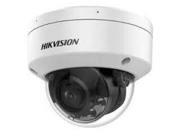 WITTE HIKVISION 8MP SMART HYBRID LIGHT MET COLORVU WDR MINI DOME NETWERK CAMERA MET VASTE LENS  IR EN WIT LICHT  IP67  IK10  2 8 MM  INGEBOUWDE MICROFOON  AUDIO I/O  ALARM I/O 