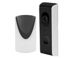 RISCO WIFI VIDEO DOORBELL MET 2MP CAMERA EN DRAADLOZE GONG  WIFI/ETHERNET CONNECTIE  I/O INTERFACE  MICRO SD  9-48VDC