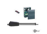 SOMMER TWIST KIT MET 1 ELEKTROMECHANISCHE AANDRIJVING OP 24 VDC VOOR VLEUGELBREEDTE TOT 4000 MM