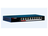 HIKVISION L2 SWITCH  UNMANAGED POE SWITCH MET 8 POORTEN 10/100M POE EN 1 POORT 100M   BUDGET POE TOTAAL 58 WATT