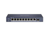 HIKVISION 8-POORTS  ONBEHEERDE GIGABIT POE-SWITCH  6 x GIGABIT POE-POORTEN  2 x GIGABIT HI-POE-POORTEN  1 x GIGABIT RJ45-POORT EN 1 x GIGABIT OPTISCHE GLASVEZELPOORT POE BUDGET 110 W.