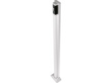 ALUMINIUM KOLOM H 110 CM VOOR br/ EEN INFRAROOD FOTOCEL AU02250- br/ 2010-2020  EEN SLEUTELSCHAKELAAR br/ AU01940-1950-1960 OF EEN br/ VERKEERSLICHT AU02050-2060-2070- br/ 2090  PRIJS PER 2 STUKS