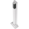 ALUMINIUM KOLOM H 55 CM VOOR br/ EEN INFRAROOD FOTOCEL AU02250- br/ 2010-2020  EEN SLEUTELSCHAKELAAR br/ AU01940-1950-1960 OF EEN br/ VERKEERSLICHT AU02050-2060-2070- br/ 2090  PRIJS PER 2 STUKS