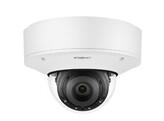 HANWHA  4K IP VASTE DOMECAMERA VOOR LPR/NPR  DEEPLEARNING AI  1/1.8 INCH CMOS MET 4 5 - 10 MM GEMOTORISEERDE VARIFOCAL LENS  0 05 LUX IN KLEUR  TDN   IP66/IK10   WDR 120 DB  POE /12 VDC