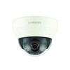 HANWHA WISENET Q-SERIES 4 MPIX DOME IP-CAMERA VOOR BINNEN  2 8 MM LENS  H.264/265/M-JPEG-COMPRESSIE MET WISESTREAM ONDERSTEUNING  INGEBOUWDE IR-VERLICHTING  WDR  POE/12 VDC