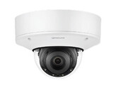 HANWHA  VASTE IP DOMECAMERA MET WISENET7 CHIPSET  4K RESOLUTIE  2 8 - 8 4 MM GEMOTORISEERDE VARIFOCALLENS  MET IR  TOT MAX. 40 M.   GEAVANCEERDE VIDEO-ANALYSE  IP67  POE/12 VDC/24VAC