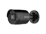 ZWARTE HIKVISION 4MP ACUSENSE WDR MINI BULLET NETWERK CAMERA MET VASTE LENS  IR LED  IP67  2.8 MM  INGEBOUWDE MICROFOON  ZWARTE UITVOERING