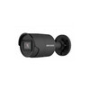 ZWARTE HIKVISION ACUSENSE 4MP WDR BULLET NETWERK CAMERA  MET VASTE LENS 2 8 MM  IR LED  IP67.