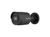 ZWARTE HIKVISION ACUSENSE 4MP WDR BULLET NETWERK CAMERA  MET VASTE LENS 2 8 MM  IR LED  IP67.