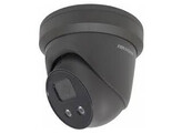 ZWARTE HIKVISION ACUSENSE 8MP ULTRA LOW LIGHT WDR TURRET DOME NETWERK CAMERA  MET VASTE LENS  IR LED   2.8MM    IP67  INGEBOUWDE MICROFOON  ZWARTE UITVOERING