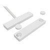 ALARMTECH OPBOUW DUN MAGNEETCONTACT PVC  NC  WERKINGSAFSTAND 37MM  AFMETINGEN CONTACT  60X14X5MM  MAGNEET  60X14X5MM  KABELLENGTE 2M  WIT.