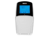 RISCO BASIS LCD KEYPAD MET INGEBOUWDE PROX LEZER   SMAL LIGHTSYS LCD KLAVIER MET NAAR BENEDEN OPENKLAPPEND DEURTJE   RP432KPP000A