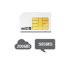 TELE2 IOT SIM KAART VOOR ABONNEMENT MET 200MB DATA   30SMS BERICHTEN PER MAAND.