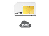 TELE2 IOT SIM KAART VOOR ABONNEMENT MET 25MB DATA PER MAAND.