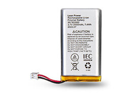 Ajax Back-up Battery 2Ah  Accupack voor Ajax Hub  Hub2  Hub Plus  ReX  ReX2