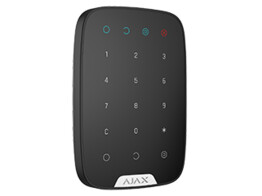 Ajax KeyPad  Draadloos touch bedieningspaneel  Zwart  Batterij  AAA batterijen  Afmetingen 150x103x14mm