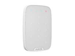 Ajax KeyPad  Draadloos touch bedieningspaneel  Wit  Batterij  AAA batterijen  Afmetingen 150x103x14mm